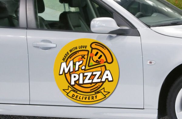 Round Car Magnet