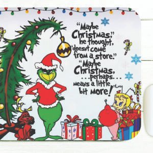 Christmas Grinch Mouse Pad