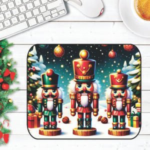 Christmas Nutcrackers Mouse Pad