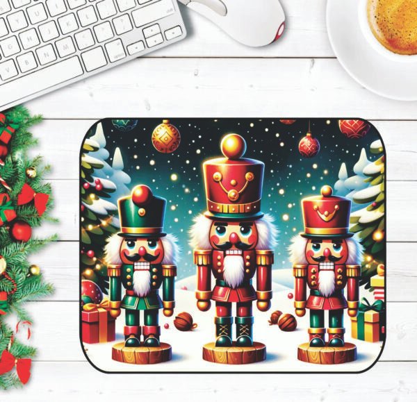 Christmas Nutcrackers Mouse Pad