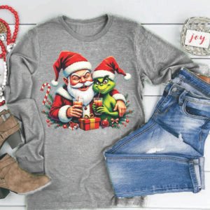 Santa & Grinch Party Longsleeve