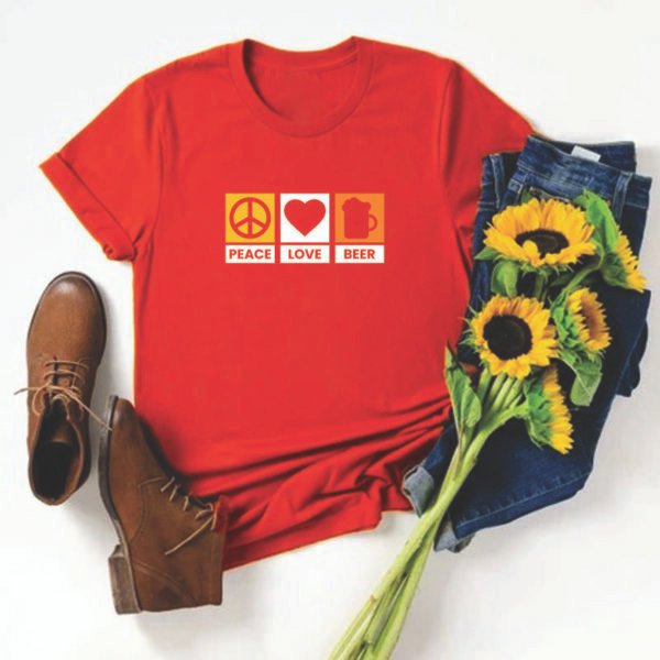 Peace Love Beer Shirt