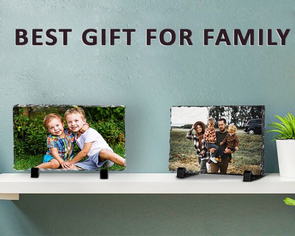Stone photo frame