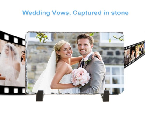 Stone photo frame