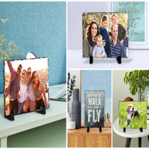 Stone photo frame
