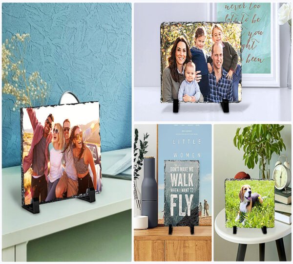 Stone photo frame