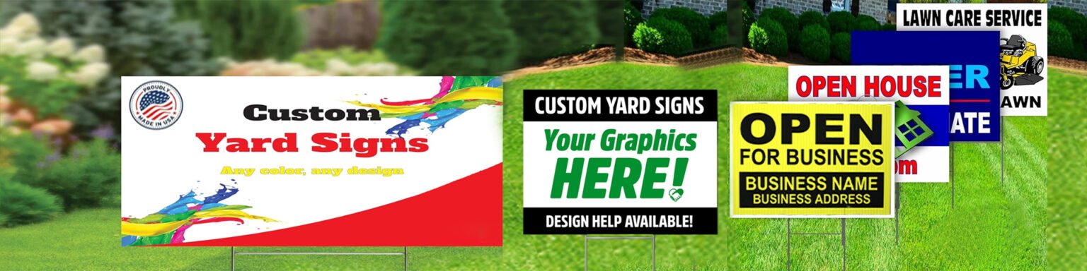 banner yard sign